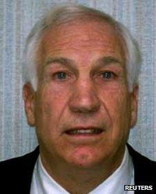 Jerry Sandusky, former defence coach for Penn State's football team 5 November 2011