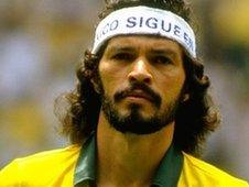 Former Brazil player Socrates