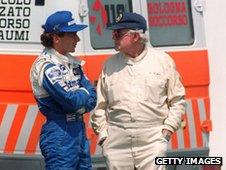 Aryton Senna and Professor Sid Watkins