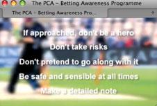 Screen grab of PCA's online tutorial