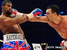 David Haye and Wladimir Klitschko