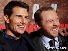 Tom Cruise and Simon Pegg