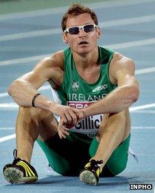 Irish 400m runner David Gillick