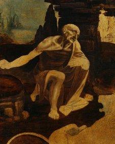 St Jerome painting by Leonardo da Vinci