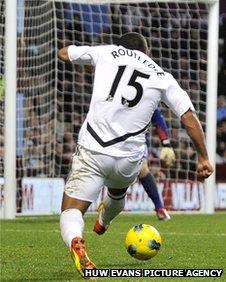 Wayne Routledge lets fly to double Swansea's lead at Aston Villa