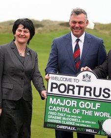 Arlene Foster and Darren Clarke