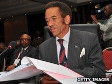 President Ian Khama of Botswana