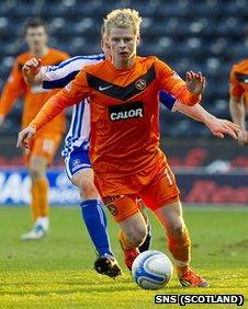 Dundee United winger Gary Mackay-Steven