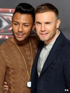 Marcus Collins and Gary Barlow