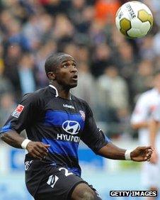 Pa Saikou Kujabi in action for Frankfurt