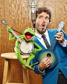 Bret McKenzie and Kermit The Frog