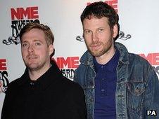 Ricky Wilson and Simon Rix from Kaiser Chiefs