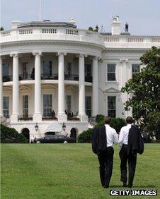 David Cameron and Barack Obama outside the White House in July 2010