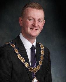 Ballymoney Mayor Ian Stevenson