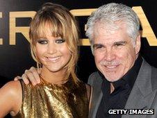 Gary Ross and Jennifer Lawrence from The Hunger Games