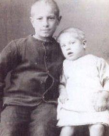 Frederick aged 9 and George aged 3