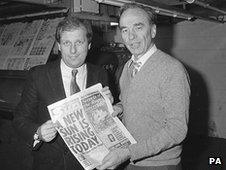 Kelvin MacKenzie and Rupert Murdoch