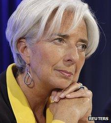 International Monetary Fund (IMF) Managing Director Christine Lagarde