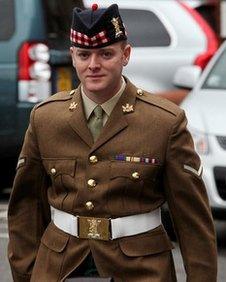 L/Cpl Malcolm Graham of The Royal Scots Borderers, 1st Battalion