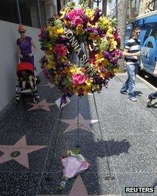 Tributes to Donna Summer on the Hollywood Walk of Fame