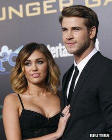 Miley Cyrus and Liam Hemsworth