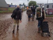 Muddy arrivals