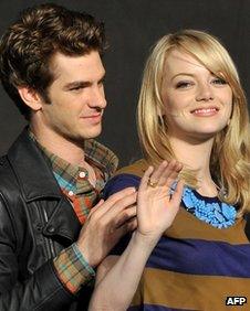 Andrew Garfield and Emma Stone