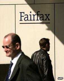 File image of Fairfax sign in Australia, pictured on 31 July 2007