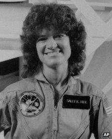 File photo of Nasa astronaut Sally Ride