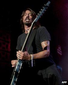 Dave Grohl from Foo Fighters