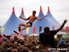 Fan at Reading Festival 2012