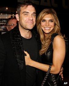 Robbie Williams and Ayda Field