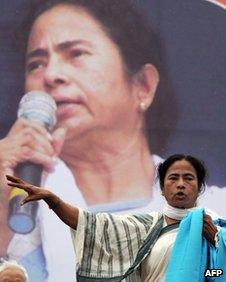 West Bengal state Chief Minister Mamata Banerjee in Sept 2012