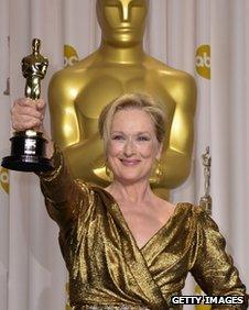 Meryl Streep at the 2012 Oscars