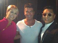 Britney Spears, Simon Cowell and Psy