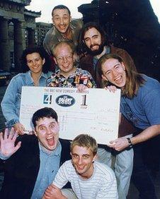 Neil Anthony, Deirdre O Kane, Craig Crookston, Gareth Hughes, Lee Collins, Peter Kay and Paul Foot