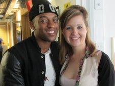 Oritse Williams and Pippa Haines