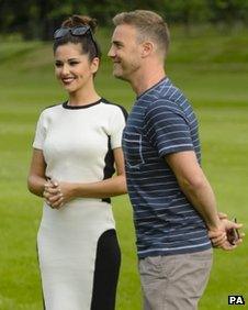 Cheryl Cole and Gary Barlow