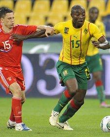 Pierre Webo (right)