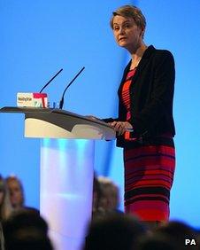 Shadow home secretary Yvette Cooper