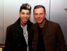 Zayn Malik and Scott Mills