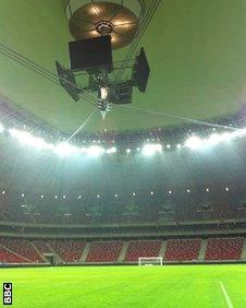 Warsaw Stadium roof