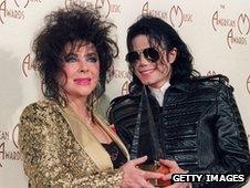 Liz Taylor with Michael Jackson