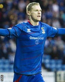 Billy McKay scored the winner for Inverness at Rugby Park