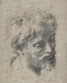 Head of an Apostle (c.1519-1520), by Raphael