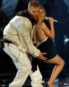 Justin Timberlake and Kylie Minogue