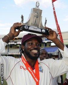 West Indies captain Chris Gayle