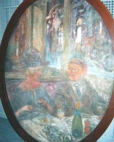 The painting which is believed to be the missing Vuillard