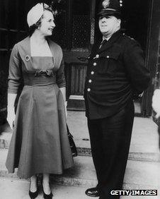 Margaret Thatcher at Parliament in 1959