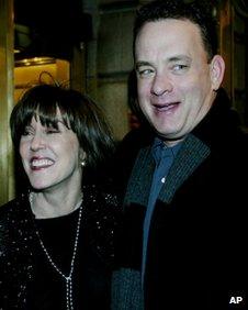 Nora Ephron with Tom Hanks in 2002